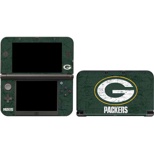 NFL Green Bay Packers Distressed 3DS XL 2015 Skin