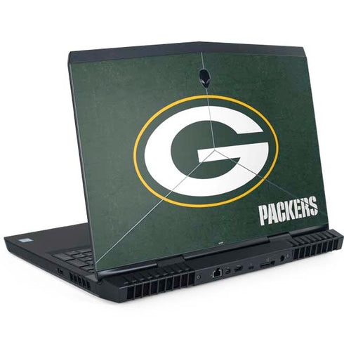 NFL Green Bay Packers Distressed Dell Alienware Skin