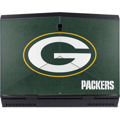 NFL Green Bay Packers Distressed Dell Alienware Skin