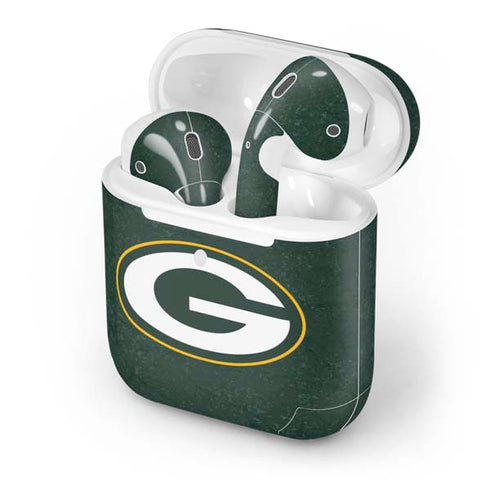 NFL Green Bay Packers Distressed Apple AirPods 2 Skin