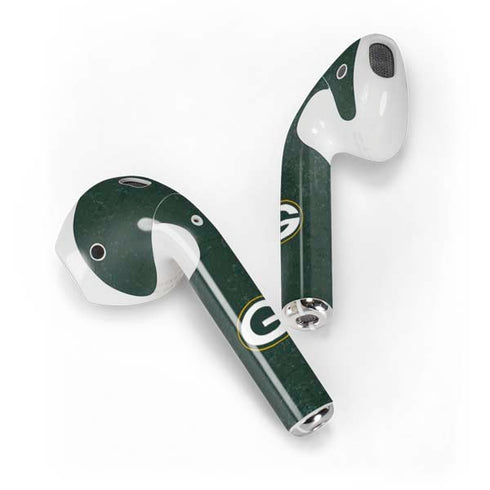 NFL Green Bay Packers Distressed Apple AirPods 2 Skin