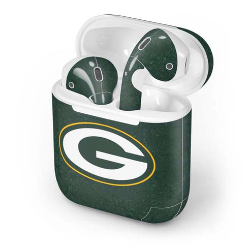 NFL Green Bay Packers Distressed Apple AirPods Skin