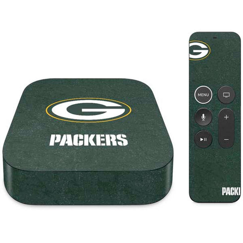 NFL Green Bay Packers Distressed Apple TV Skin