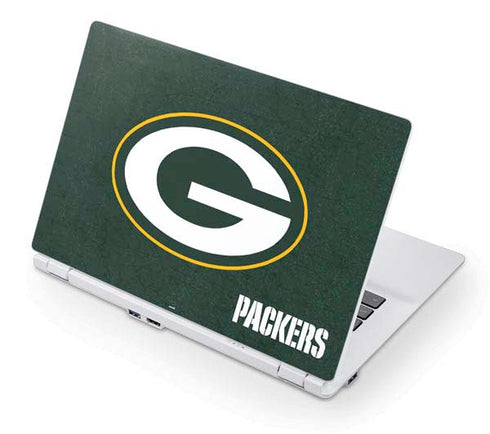 NFL Green Bay Packers Distressed Acer Chromebook Skin