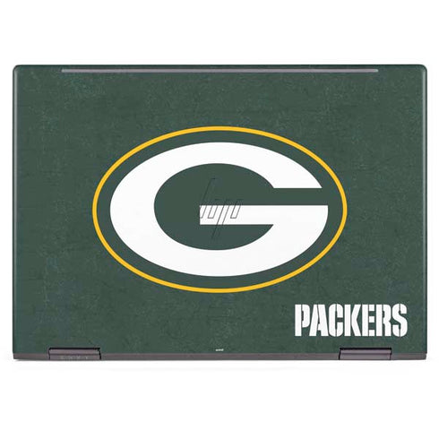 NFL Green Bay Packers Distressed HP Envy Skin