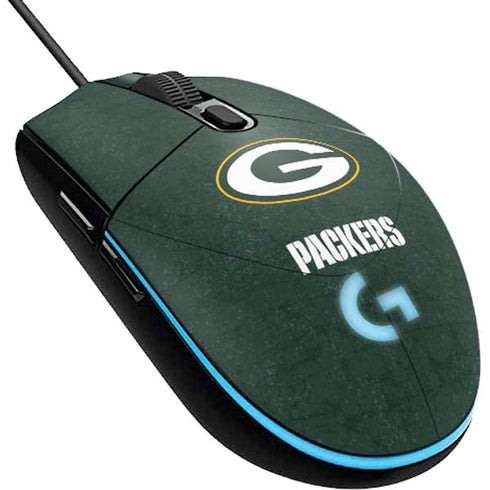 NFL Green Bay Packers Distressed G203 Prodigy RGB Wired Gaming Mouse Skin
