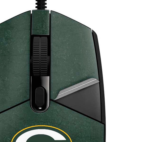 NFL Green Bay Packers Distressed G203 Prodigy RGB Wired Gaming Mouse Skin
