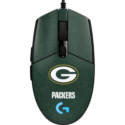NFL Green Bay Packers Distressed G203 Prodigy RGB Wired Gaming Mouse Skin