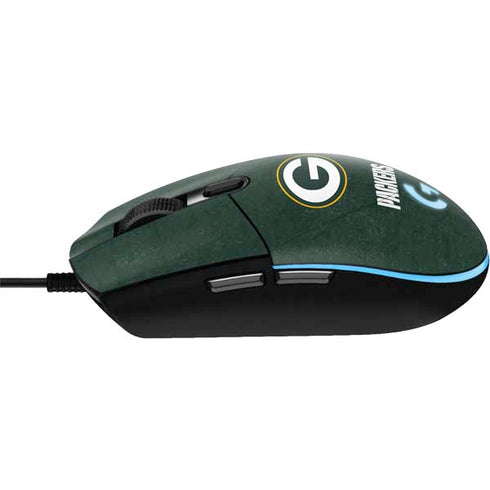 NFL Green Bay Packers Distressed G203 Prodigy RGB Wired Gaming Mouse Skin