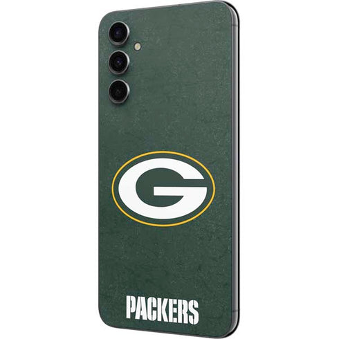NFL Green Bay Packers Distressed Galaxy A14 5G Skin