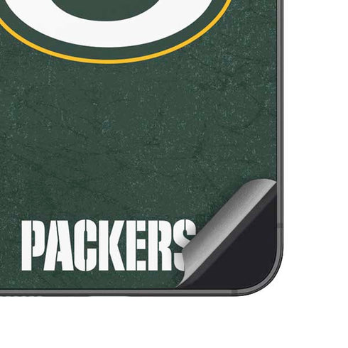 NFL Green Bay Packers Distressed Galaxy A14 5G Skin