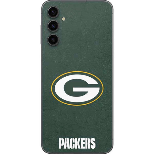 NFL Green Bay Packers Distressed Galaxy A14 5G Skin