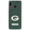 NFL Green Bay Packers Distressed Galaxy A20 Clear Case