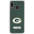 NFL Green Bay Packers Distressed Galaxy A20 Clear Case