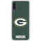 NFL Green Bay Packers Distressed Galaxy A50 Clear Case