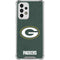 NFL Green Bay Packers Distressed Galaxy A53 5G Clear Case