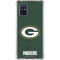 NFL Green Bay Packers Distressed Galaxy A71 5G Clear Case