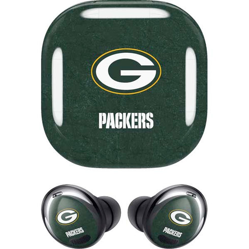 NFL Green Bay Packers Distressed Galaxy Buds Pro Skin