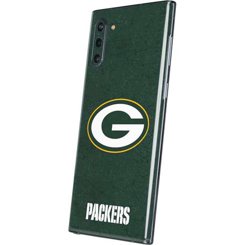 NFL Green Bay Packers Distressed Galaxy Note 10 Skin