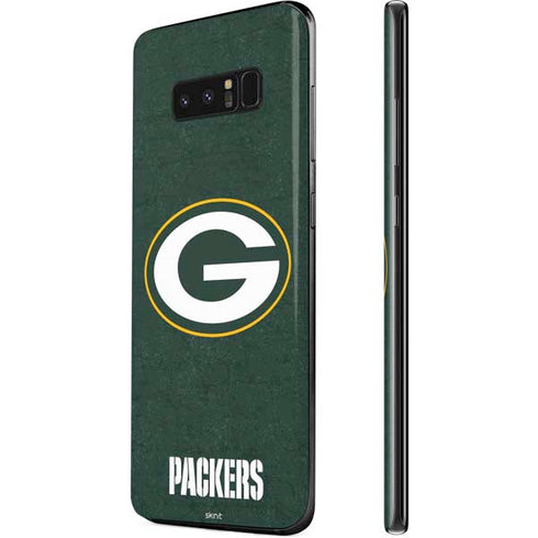 NFL Green Bay Packers Distressed Galaxy Note 8 Skin