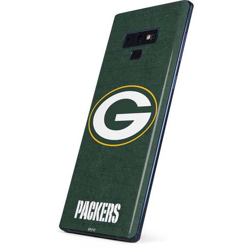 NFL Green Bay Packers Distressed Galaxy Note 9 Skin