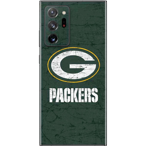 NFL Green Bay Packers Distressed Galaxy Note20 Ultra 5G Skin