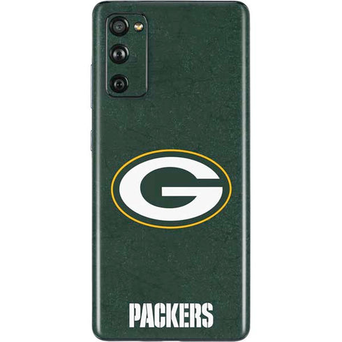 NFL Green Bay Packers Distressed Galaxy S20 Fan Edition Skin