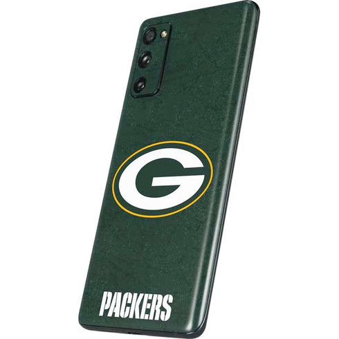 NFL Green Bay Packers Distressed Galaxy S20 Fan Edition Skin