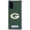 NFL Green Bay Packers Distressed Galaxy S20 FE Clear Case
