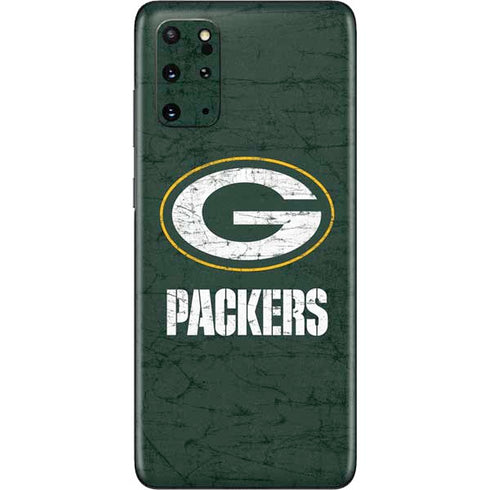 NFL Green Bay Packers Distressed Galaxy S20 Plus Skin