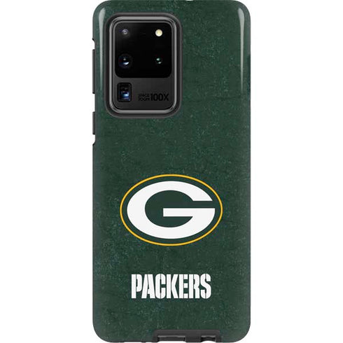 NFL Green Bay Packers Distressed Galaxy S20 Ultra 5G Pro Case