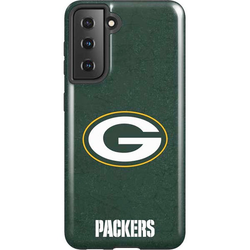 NFL Green Bay Packers Distressed Galaxy S21 5G Pro Case