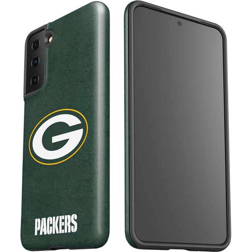 NFL Green Bay Packers Distressed Galaxy S21 FE Pro Case