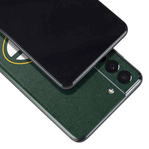 NFL Green Bay Packers Distressed Galaxy S21 Plus 5G Skin