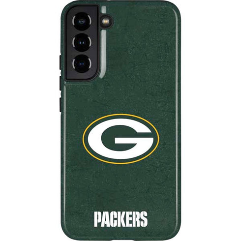 NFL Green Bay Packers Distressed Galaxy S22 Plus Pro Case