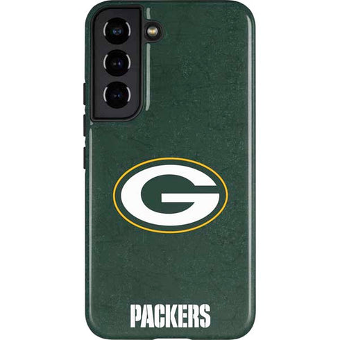 NFL Green Bay Packers Distressed Galaxy S22 Pro Case