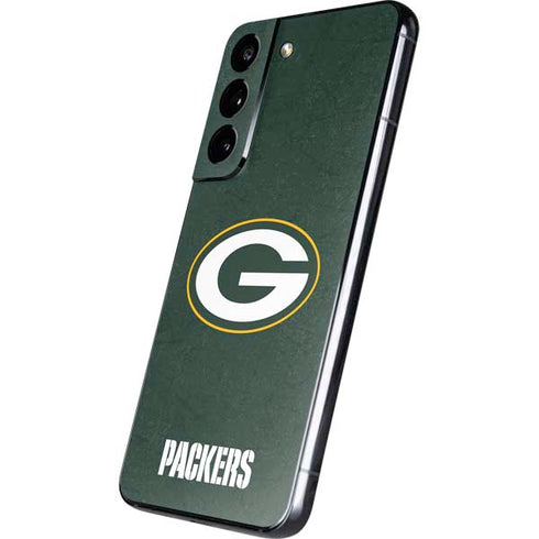 NFL Green Bay Packers Distressed Galaxy S22 Skin