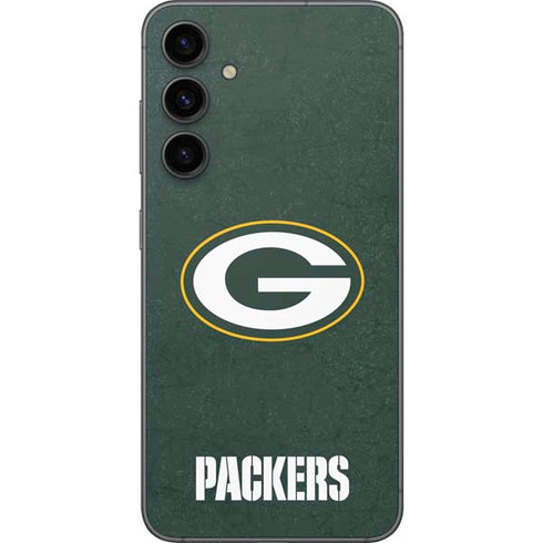 NFL Green Bay Packers Distressed Galaxy S23 FE Skin