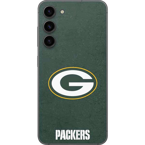 NFL Green Bay Packers Distressed Galaxy S23 Plus Skin