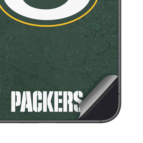 NFL Green Bay Packers Distressed Galaxy S23 Plus Skin