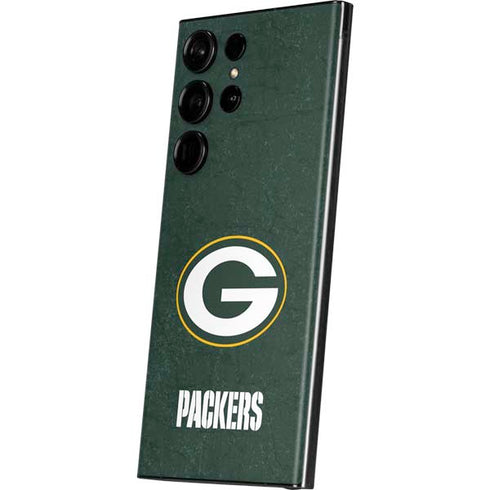 NFL Green Bay Packers Distressed Galaxy S23 Ultra Skin