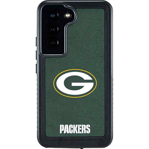 NFL Green Bay Packers Distressed Galaxy S23 Waterproof Case