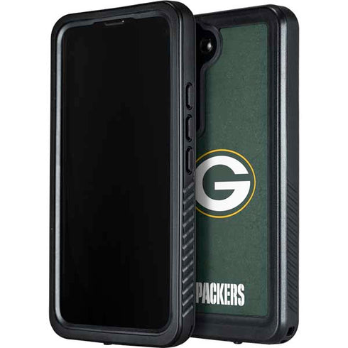 NFL Green Bay Packers Distressed Galaxy S23 Waterproof Case