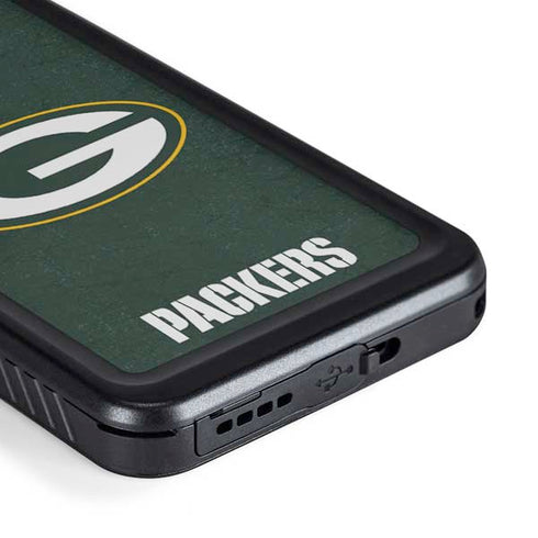 NFL Green Bay Packers Distressed Galaxy S23 Waterproof Case
