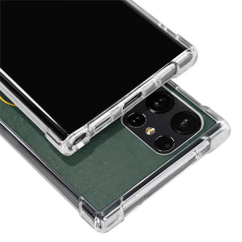 NFL Green Bay Packers Distressed Galaxy S24 Ultra Clear Case