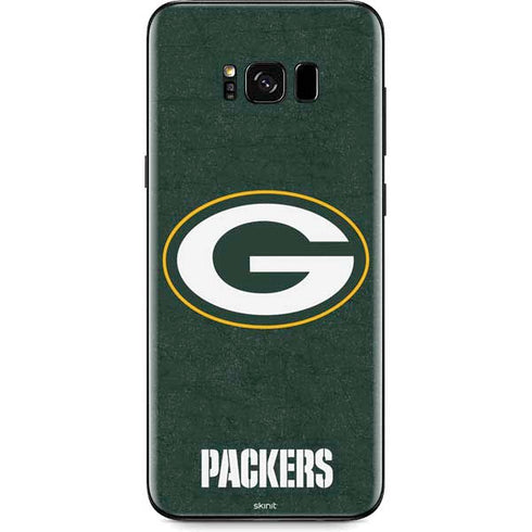 NFL Green Bay Packers Distressed Galaxy S8 Plus Skin