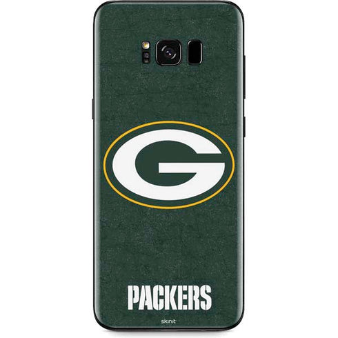 NFL Green Bay Packers Distressed Galaxy S8 Skin