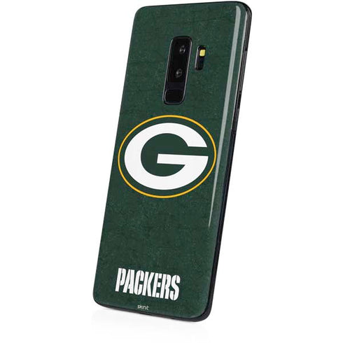 NFL Green Bay Packers Distressed Galaxy S9 Plus Skin