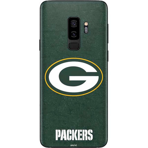 NFL Green Bay Packers Distressed Galaxy S9 Plus Skin