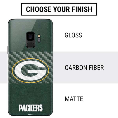 NFL Green Bay Packers Distressed Galaxy S9 Skin